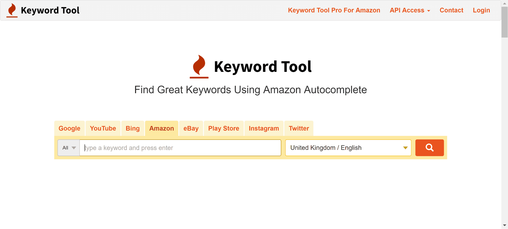 Keyword Tool autocomplete